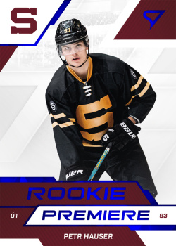 Petr Hauser Sparta Tipsport ELH 2022/23 SportZoo 2. serie Rookie Premiere /149 #RP-11